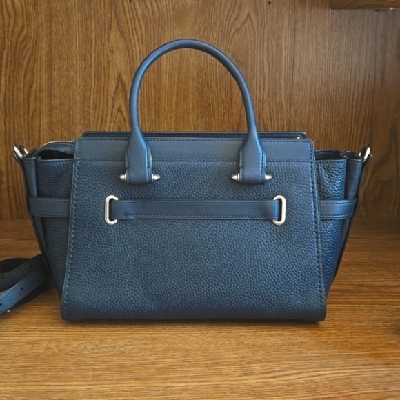 Coach Swagger 27 Navy Blue w/ Silver hardware - Picture 4 of 16